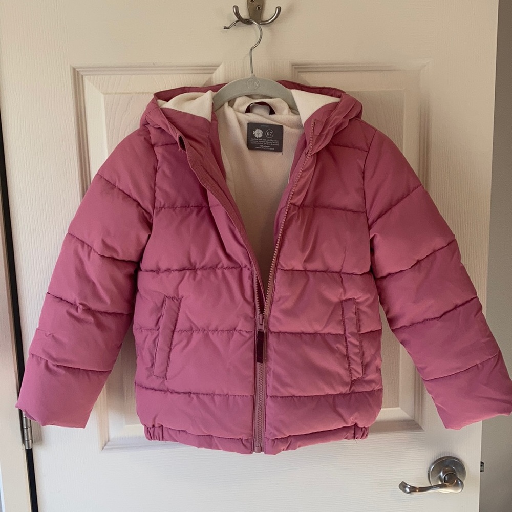 *LIKE NEW* Fleece-Lined Primary Puffer - size 6-7